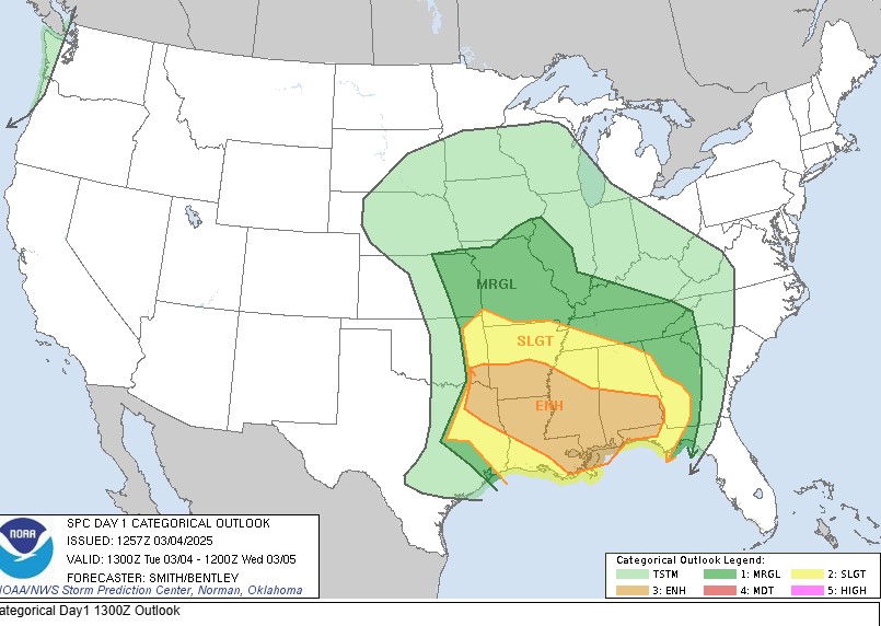 SEVERE WEATHER RISK