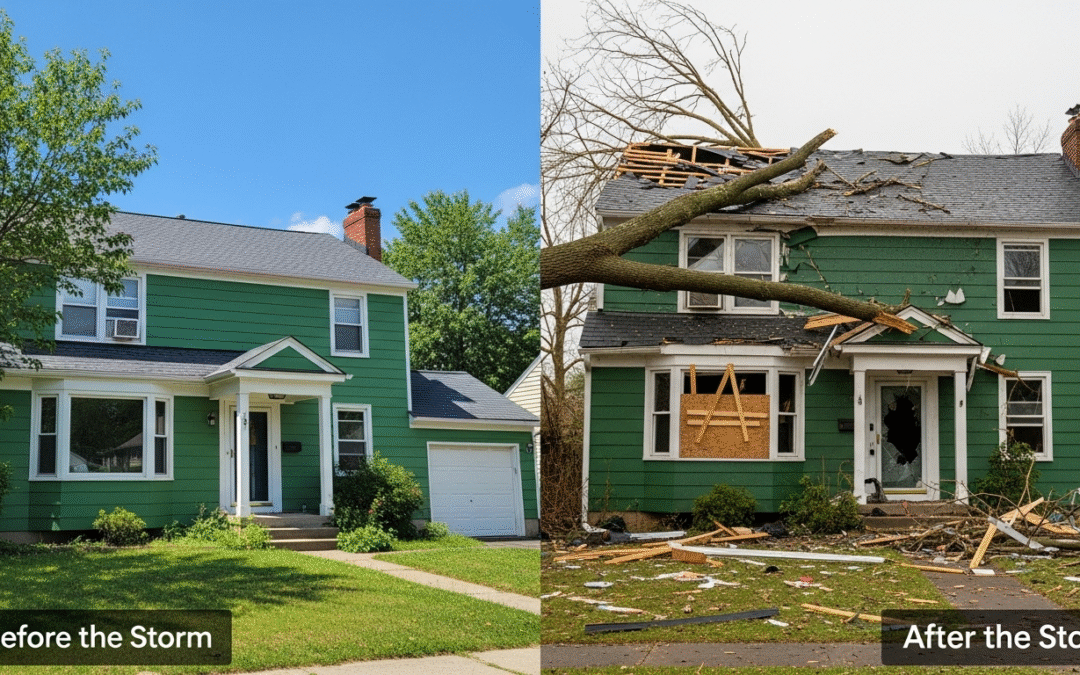 how to find storm damage from wind